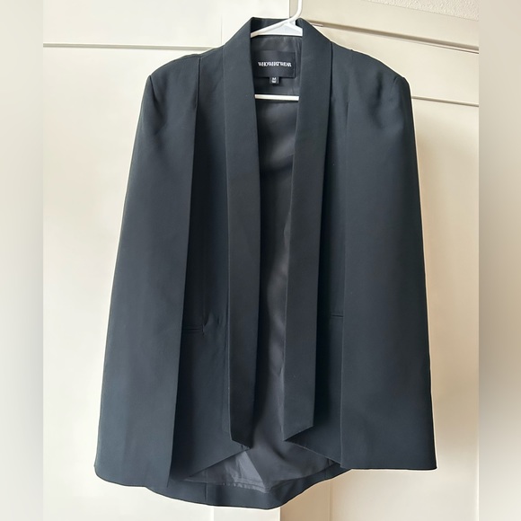 Black Cape Blazer, Size M by Who What Wear - Picture 2 of 3